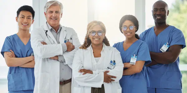 equipe de profissionais da saúde